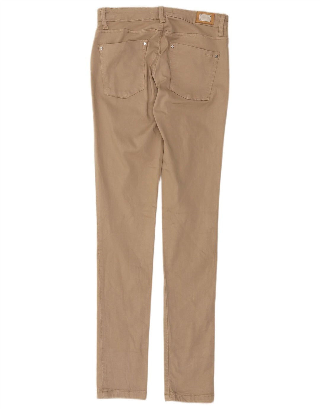 Женские повседневные брюки скинни ZARA EU 36 XS W26 L30 Бежевый модал