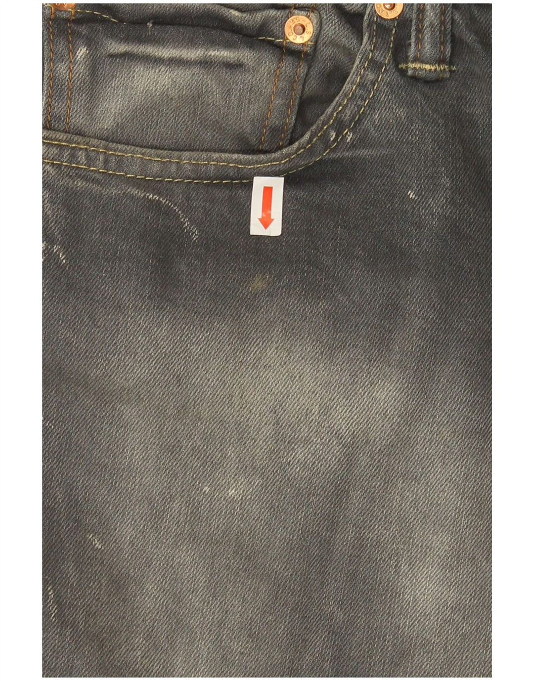 Мужские джинсы Levi's 511 Slim W33 L34 Серые хлопковые