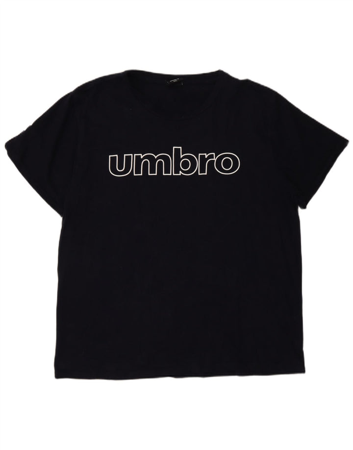 Umbro Мужская футболка с рисунком Top 2XL Темно-синий