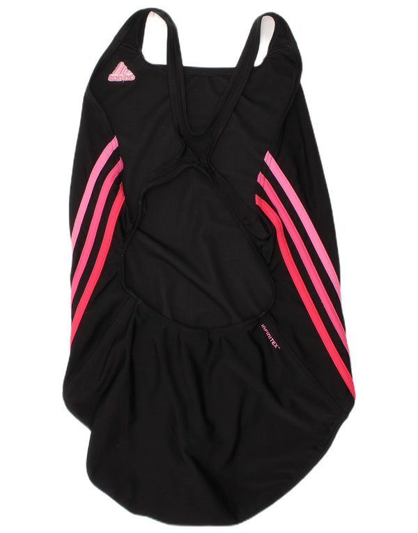 Женский купальник Adidas XL в черную полоску из нейлона, спортивный