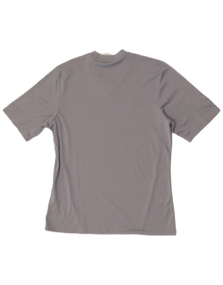 Мужская футболка Adidas Top Large Grey из полиэстера