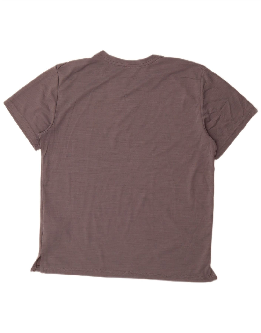 Мужская футболка Nike Dri Fit из полиэстера среднего серого цвета с крапинками