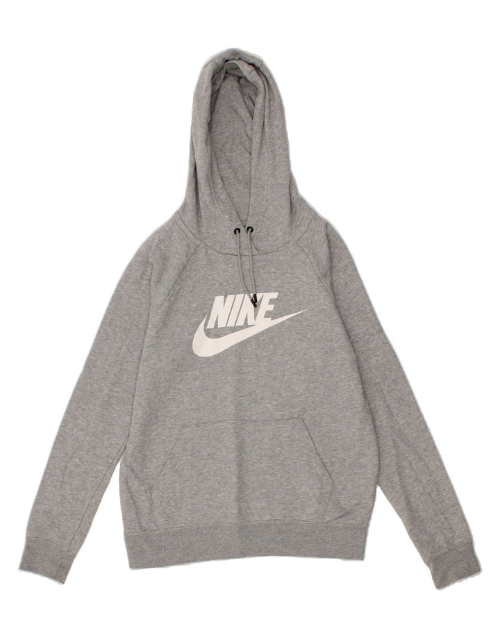 NIKE Mens Graphic Hoodie Jumper Small Grey Cotton Vintage Nike and Second-Hand Nike from Messina Hembry 