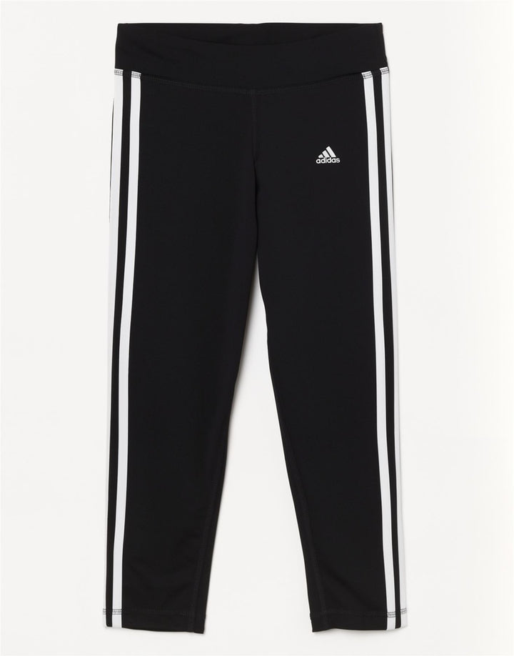 Женские леггинсы Adidas UK 0/2 2XS, черный полиэстер