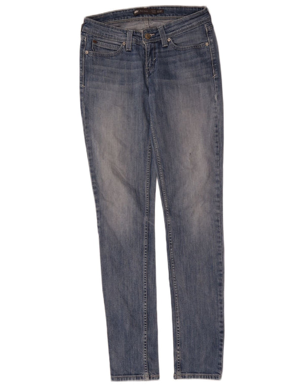 Женские джинсы скинни Levi's Demi Curve с низкой талией США 5, средние W27 L32, синие