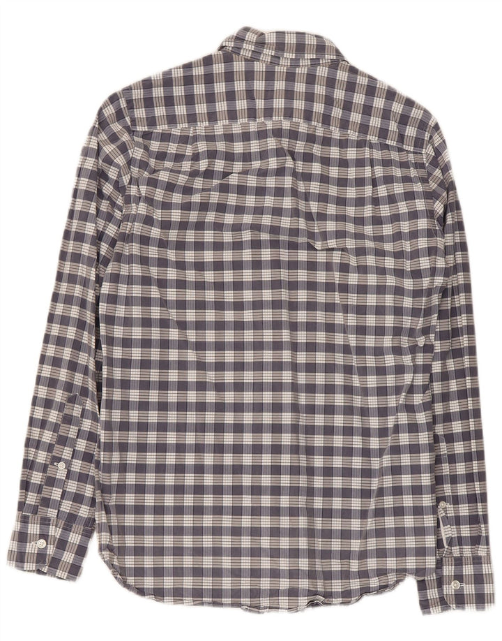 Мужская рубашка J. Crew, размер 13 1/2 XS, серая клетка, хлопок
