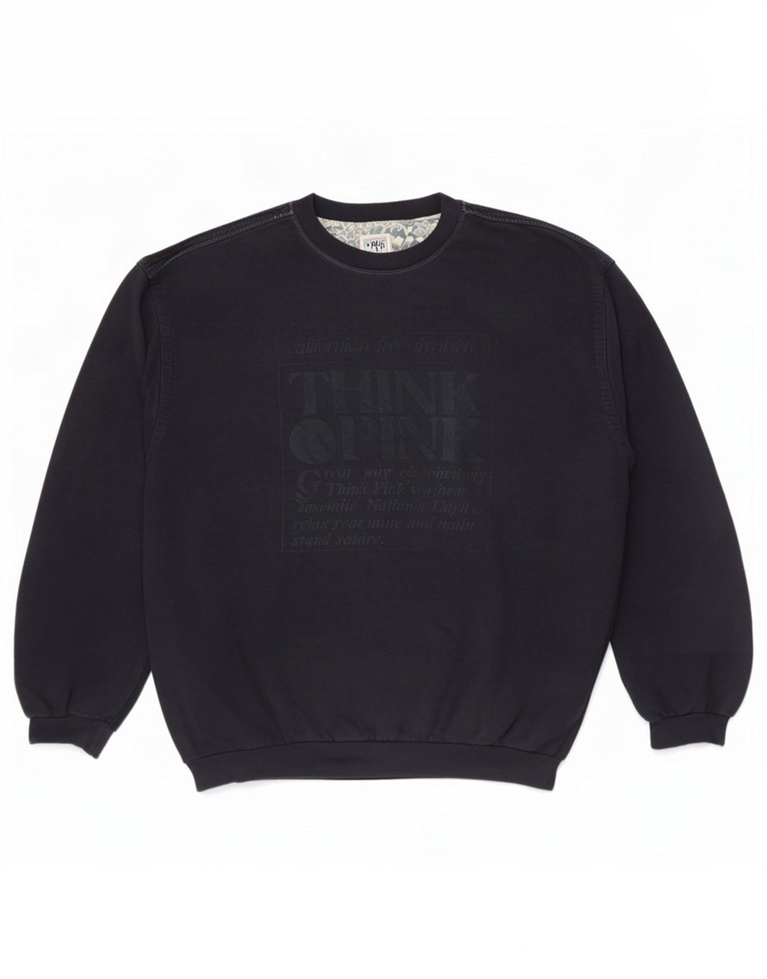 Мужской свитшот Think Pink с рисунком, 2XL, темно-синий