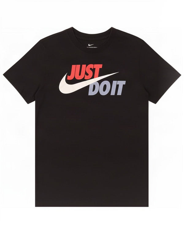 Мужская футболка с рисунком Nike, маленький черный хлопок