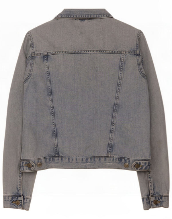 Женская джинсовая куртка Topshop UK 10, маленькая синяя, хлопок
