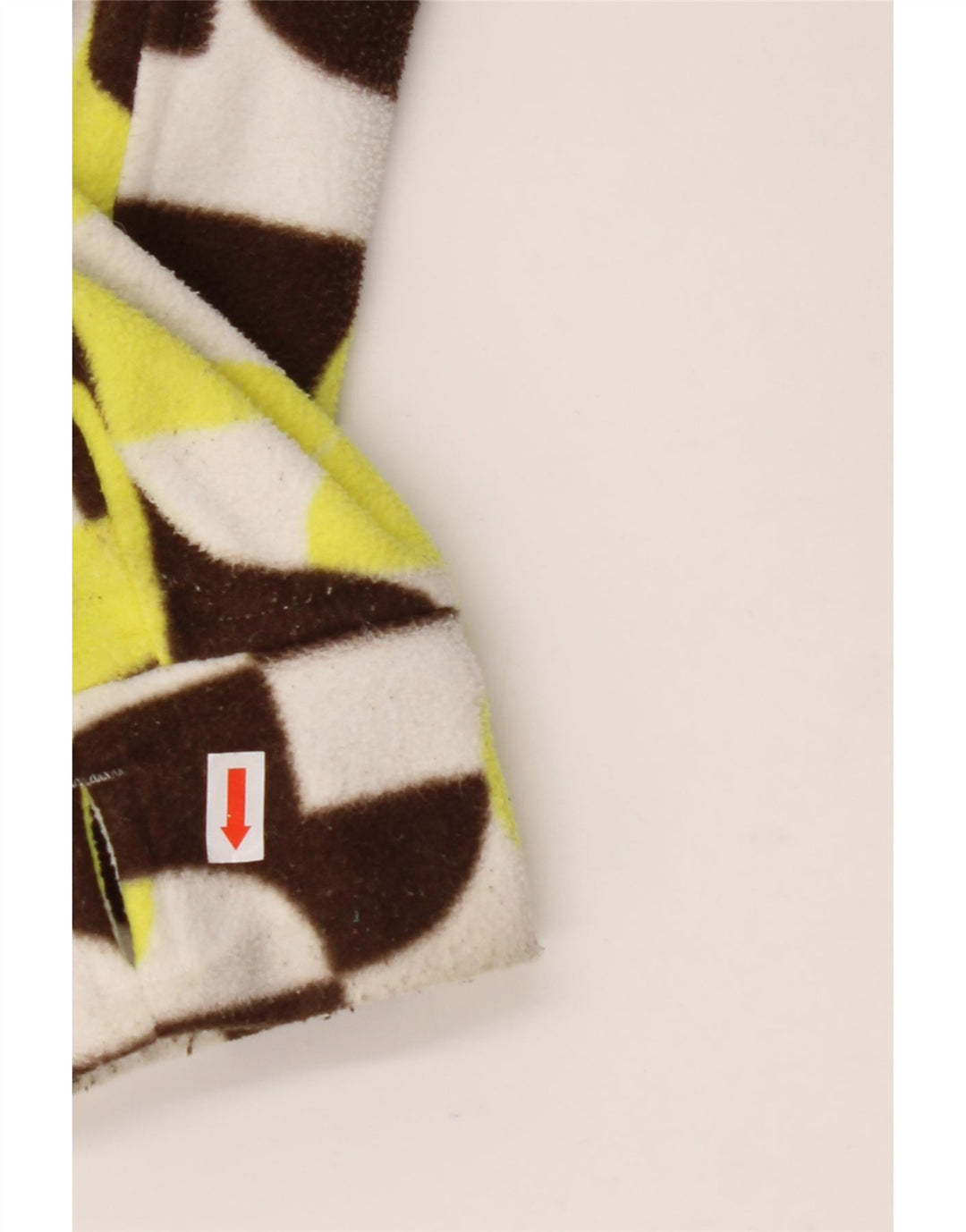 CHIEMSEE Женская флисовая куртка с капюшоном UK 18 XL Разноцветный геометрический узор