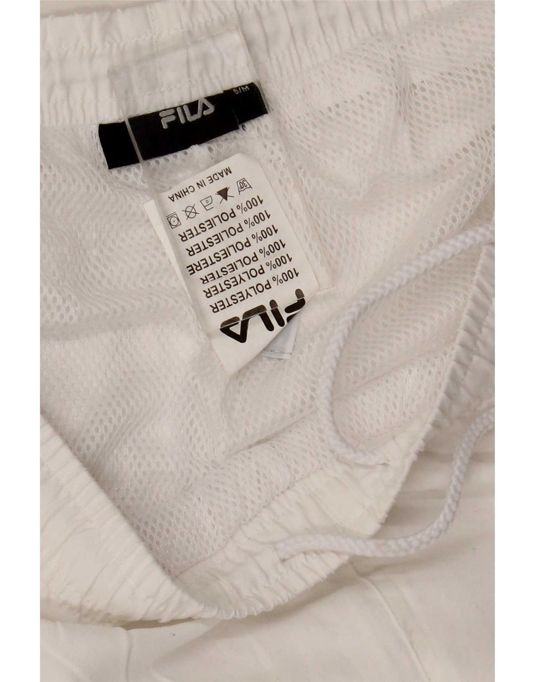 Женские спортивные брюки Fila UK 10, маленький белый полиэстер