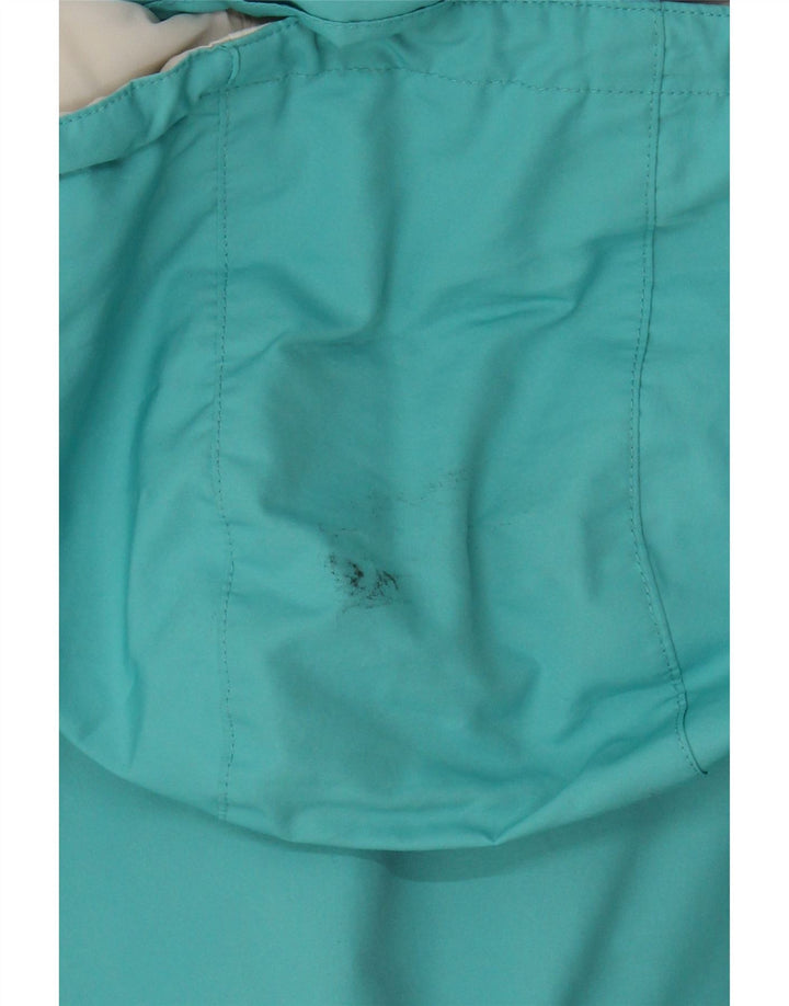 ELHO Mens Hooded Rain Jacket IT 48 Medium Blue Vintage Elho and Second-Hand Elho from Messina Hembry 