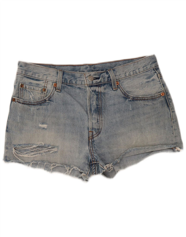 Женские джинсовые шорты Levi's 501 W29, средний синий, хлопок