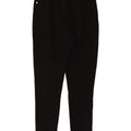 ZARA Womens Slim Capri Trousers Large W30 L20 Black Viscose