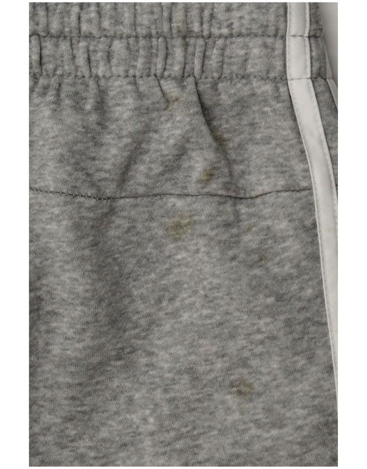 Женские спортивные брюки Puma, джоггеры, Великобритания, 12/14, средний серый хлопок с крапинками