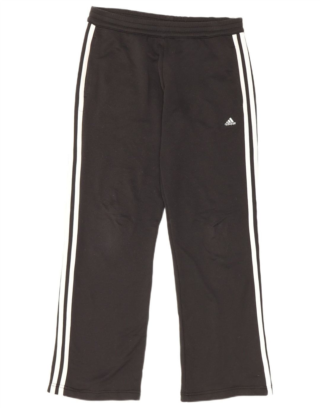 Женские спортивные брюки Adidas UK 10, маленькие черные из полиэстера