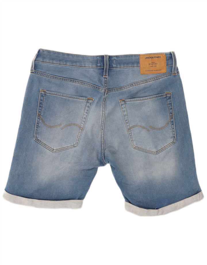 Мужские джинсовые шорты Jack & Jones Medium W32 Синие, хлопок