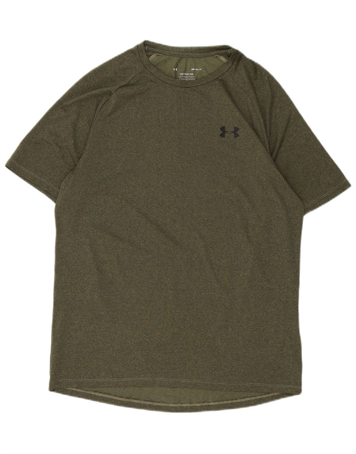 Мужская футболка Under Armour Top среднего зеленого цвета