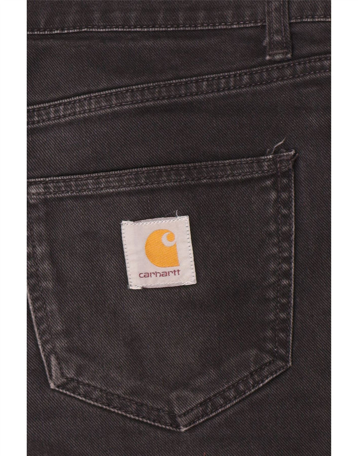 Мужские зауженные джинсы Carhartt W36 L32 черные