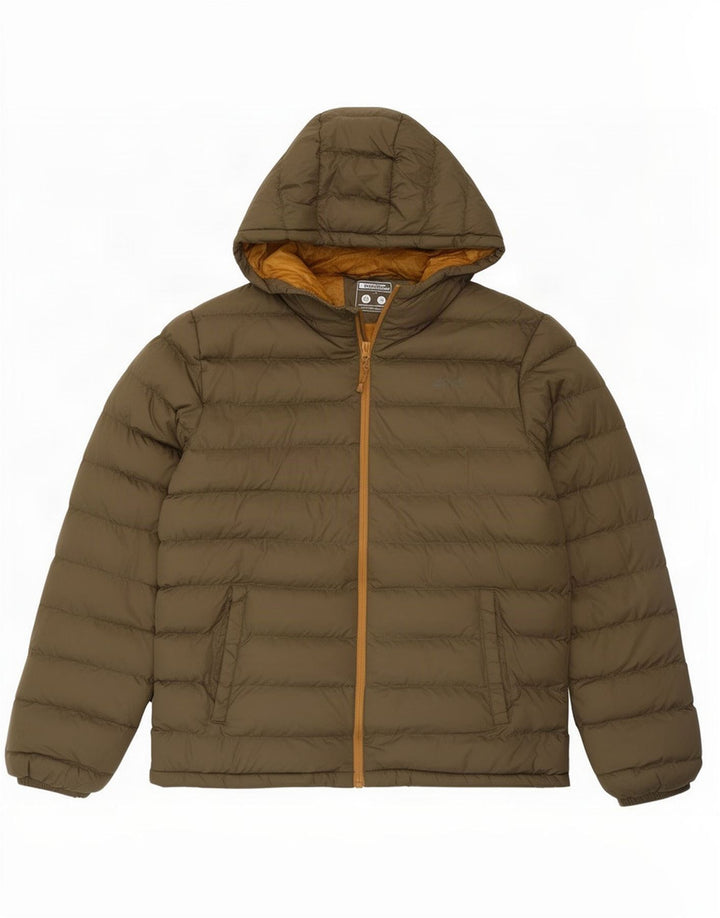 Мужская утепленная куртка с капюшоном Mountain Warehouse UK 40, большой цвет хаки, полиамид