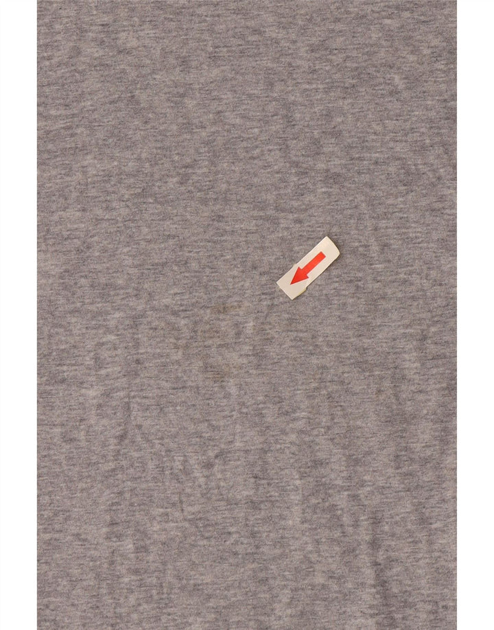 Мужская футболка с рисунком Levi's, большой серый хлопок