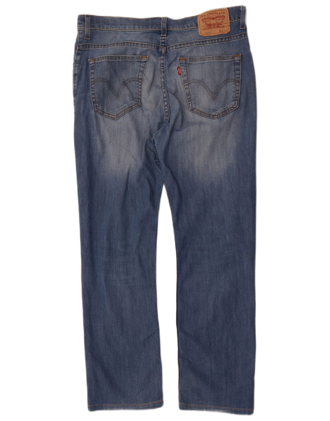 Мужские прямые джинсы Levi's W34 L28 синие, хлопок