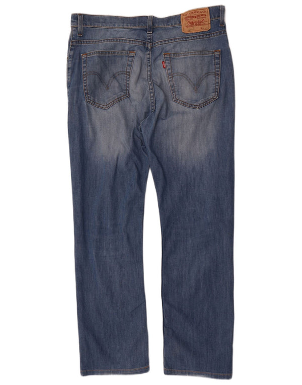 Мужские прямые джинсы Levi's W34 L28 синие, хлопок