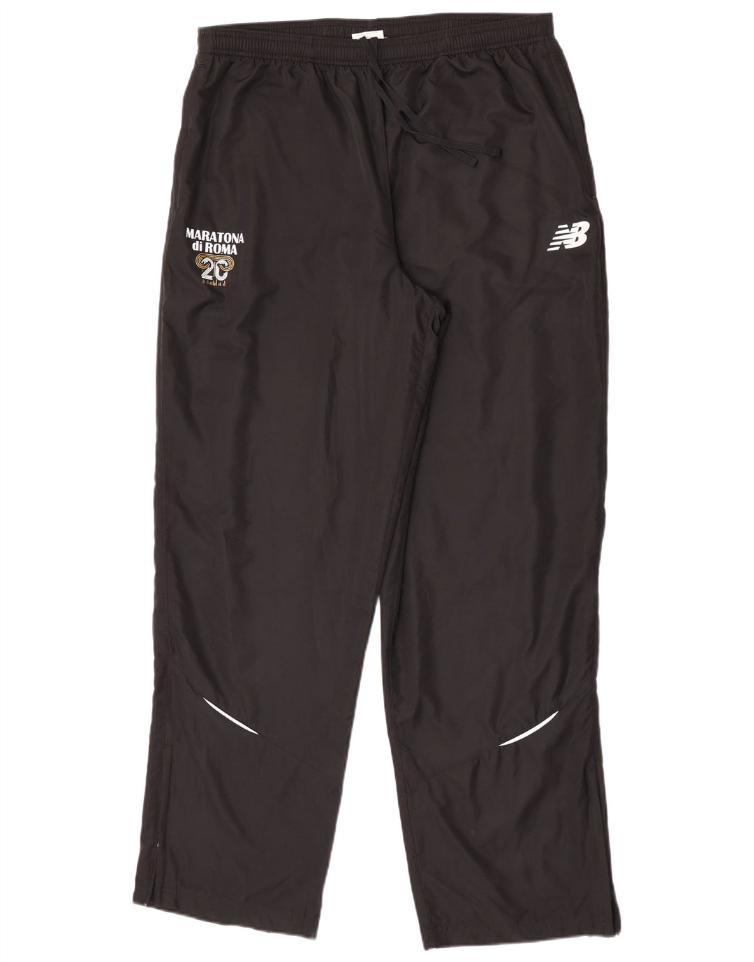 Мужские спортивные брюки NEW BALANCE с графическим рисунком XL, черный полиэстер