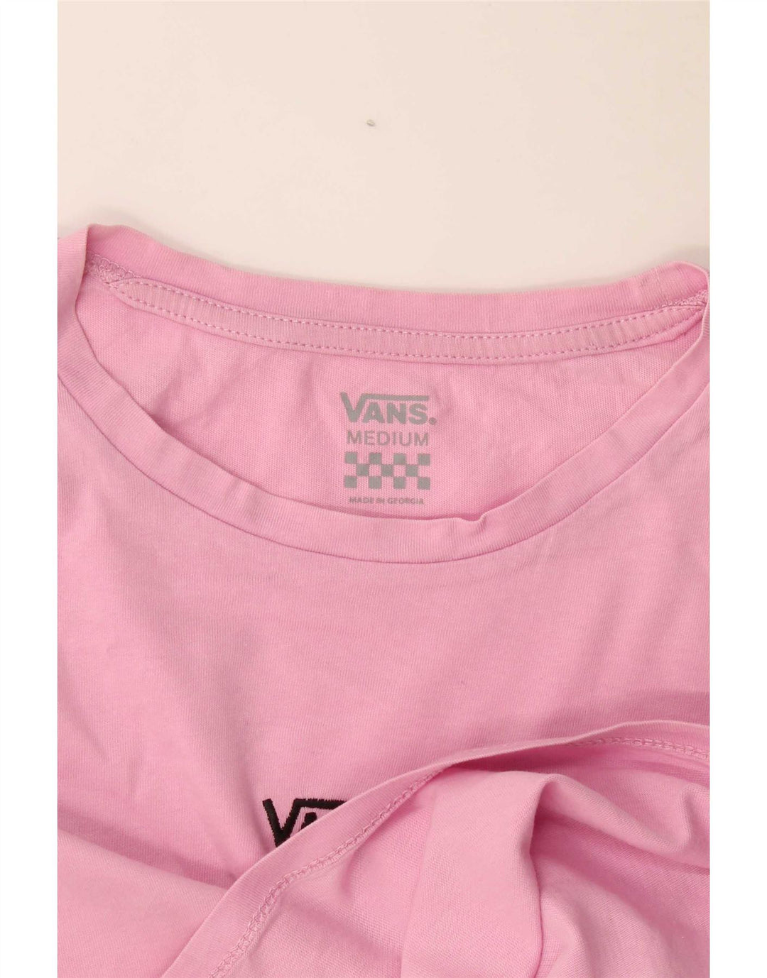 Женская укороченная футболка Vans UK 14 Medium Pink