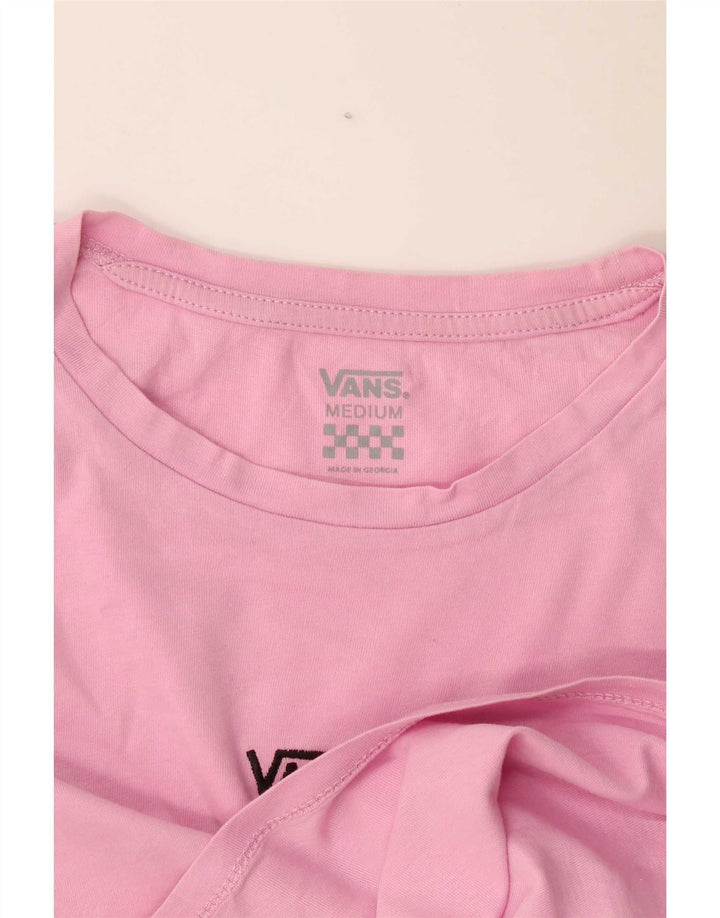 Женская укороченная футболка Vans UK 14 Medium Pink