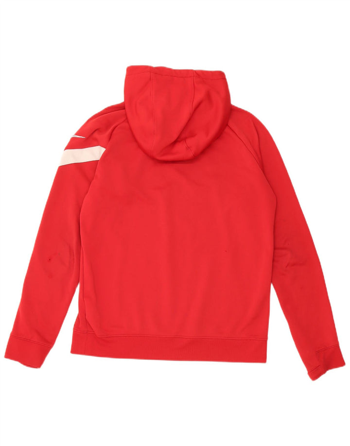 Джемпер с капюшоном Nike для мальчиков Dri Fit, 12–13 лет, большой красный полиэстер