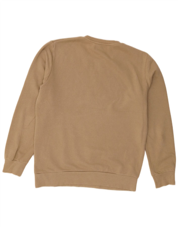 Мужской свитшот Jack & Jones стандартного кроя с рисунком, большой коричневый хлопковый джемпер