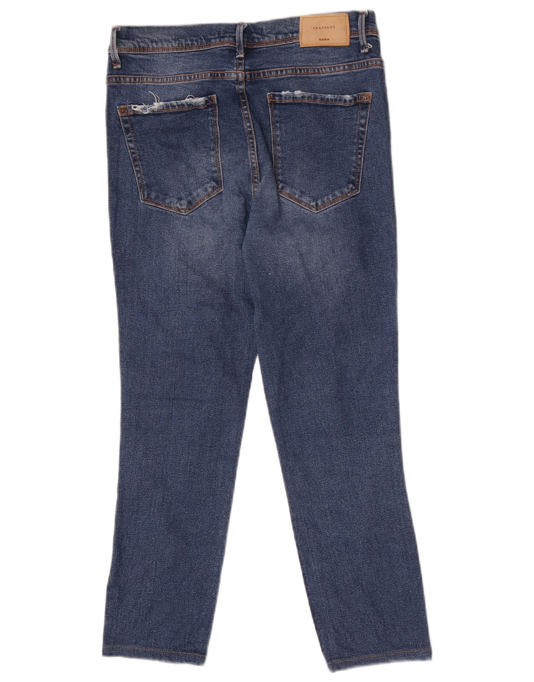 Женские укороченные джинсы Zara EU 38 Small W28 L24 Синие