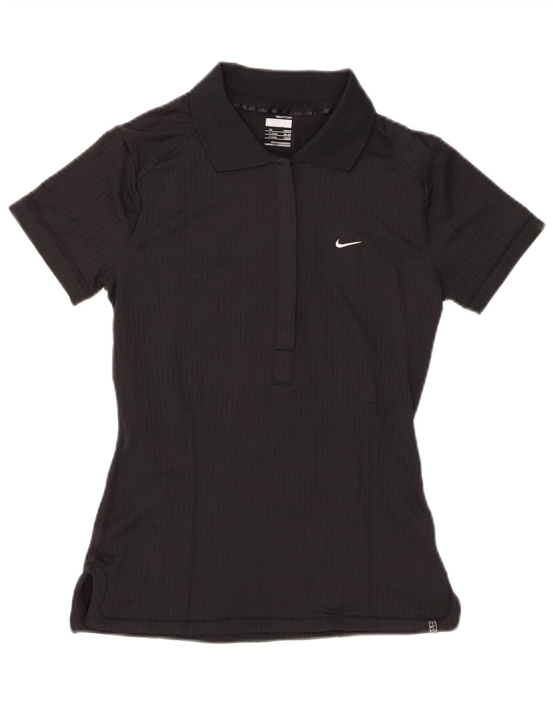 Женская рубашка-поло Nike UK 6/8 XS, черная