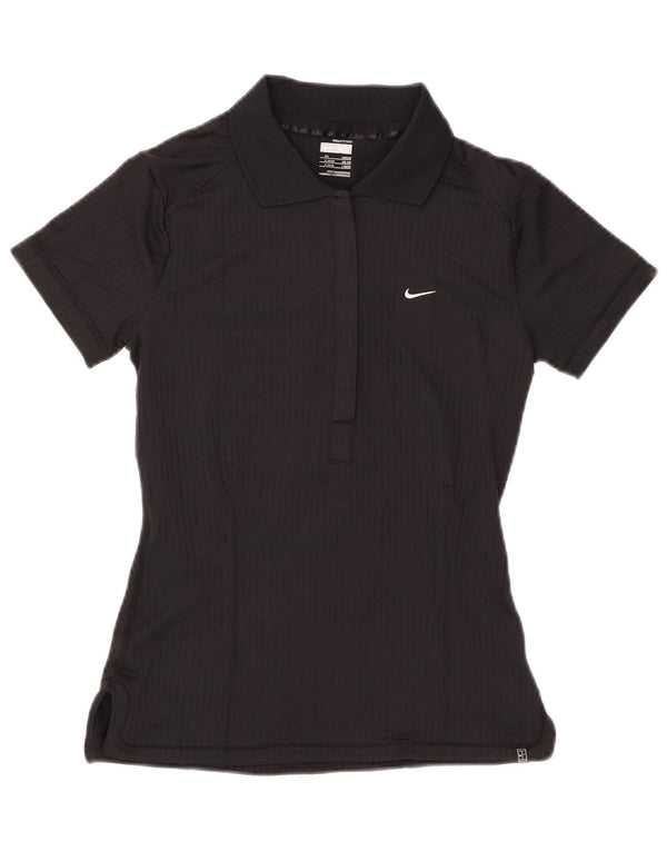 Женская рубашка-поло Nike UK 6/8 XS, черная