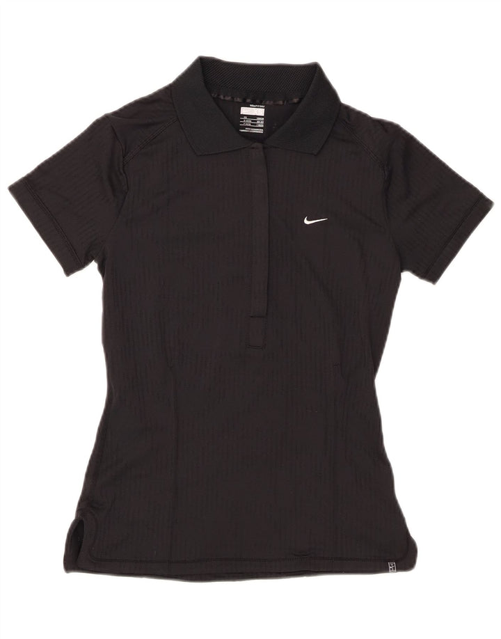 Женская рубашка-поло Nike UK 6/8 XS, черная