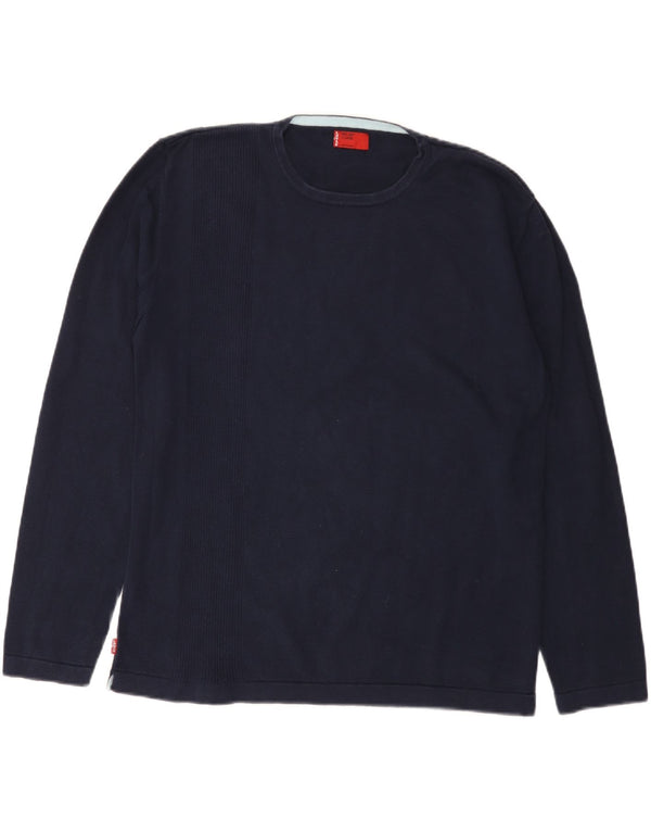 Женский топ Levi's с длинным рукавом UK 18 XL, темно-синий, хлопок