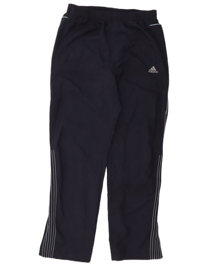 Мужские спортивные брюки Adidas, большие темно-синие, полиэстер