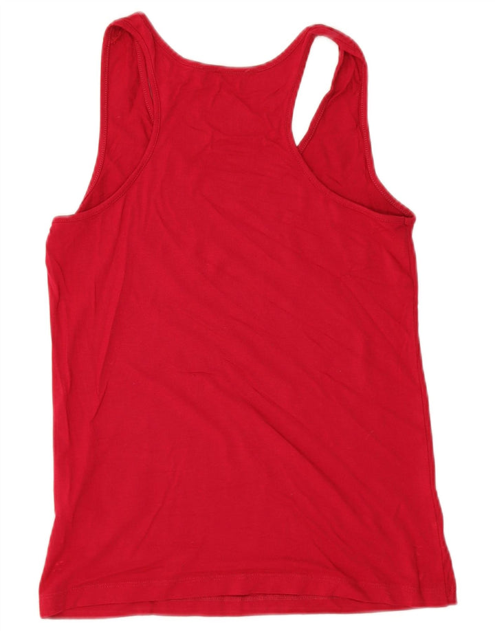 Liu Jo Женский жилет с рисунком Top UK 10 Small Red Viscose
