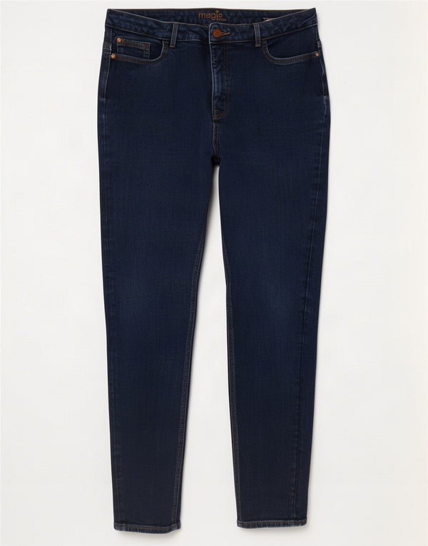 Женские джинсы скинни Marks & Spencer UK 16, большие W32 L27, темно-синий хлопок
