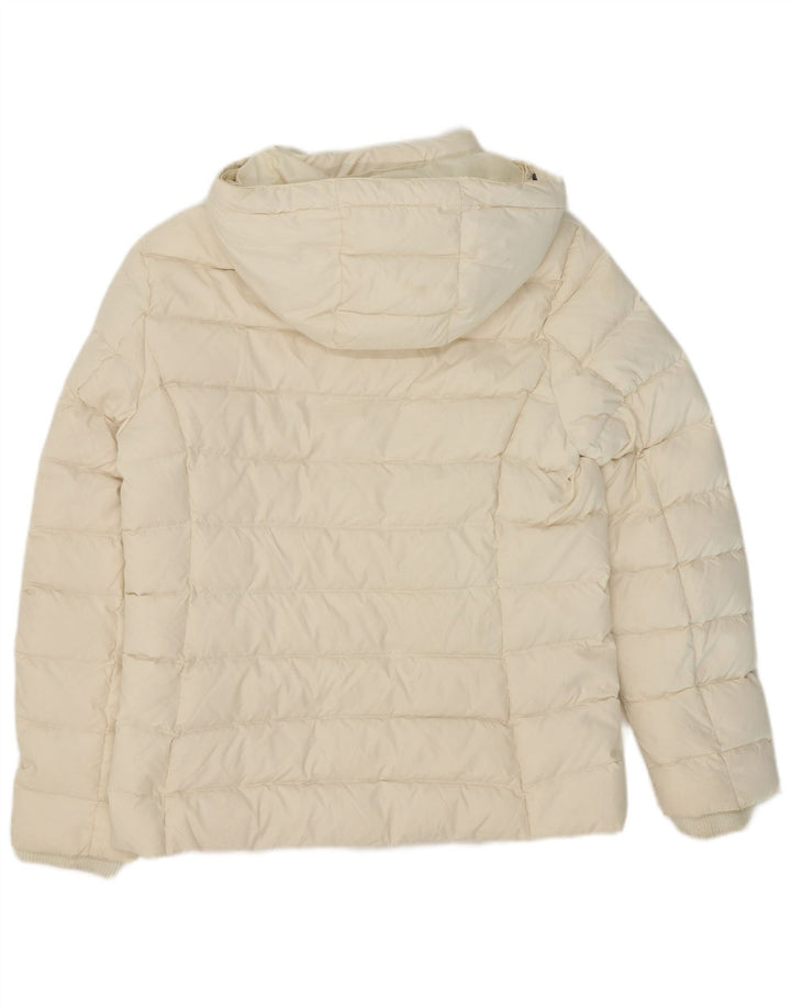 Женская стеганая куртка с капюшоном Tommy Hilfiger UK 18 XL, белый полиэстер