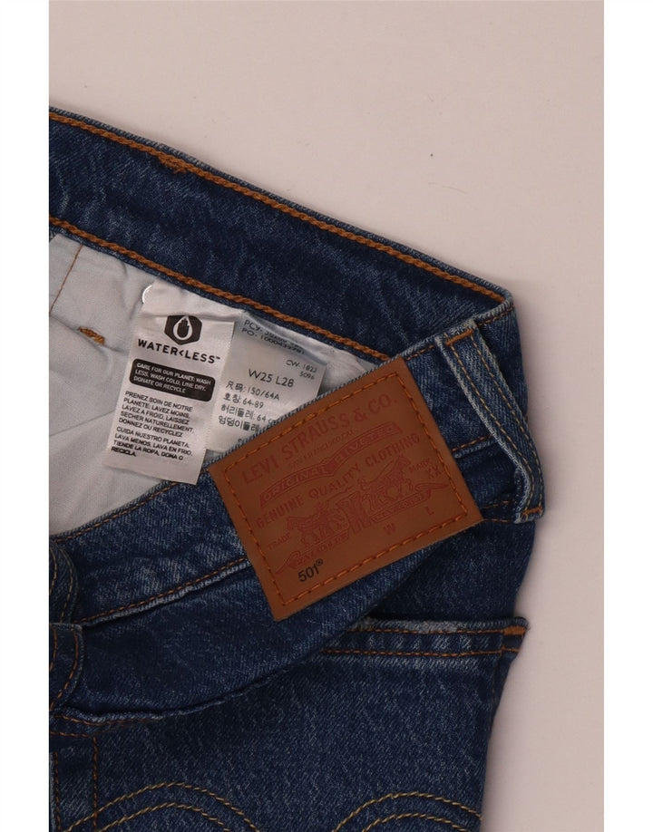 Женские прямые джинсы Levi's 501 W25 L28 синие