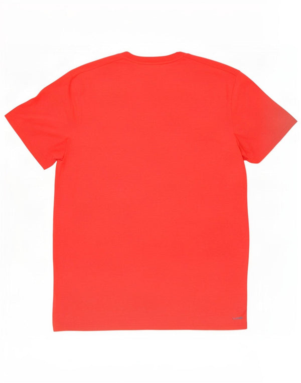 Adidas Мужская футболка Slim Fit Top Большой красный полиэстер