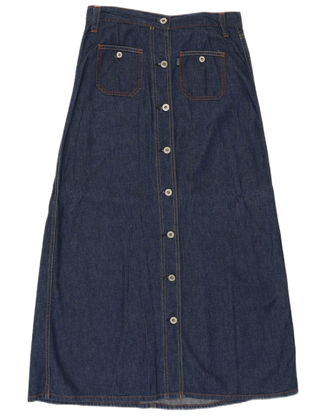 REPLAY Женская джинсовая юбка макси среднего размера W28 Темно-синяя, хлопок