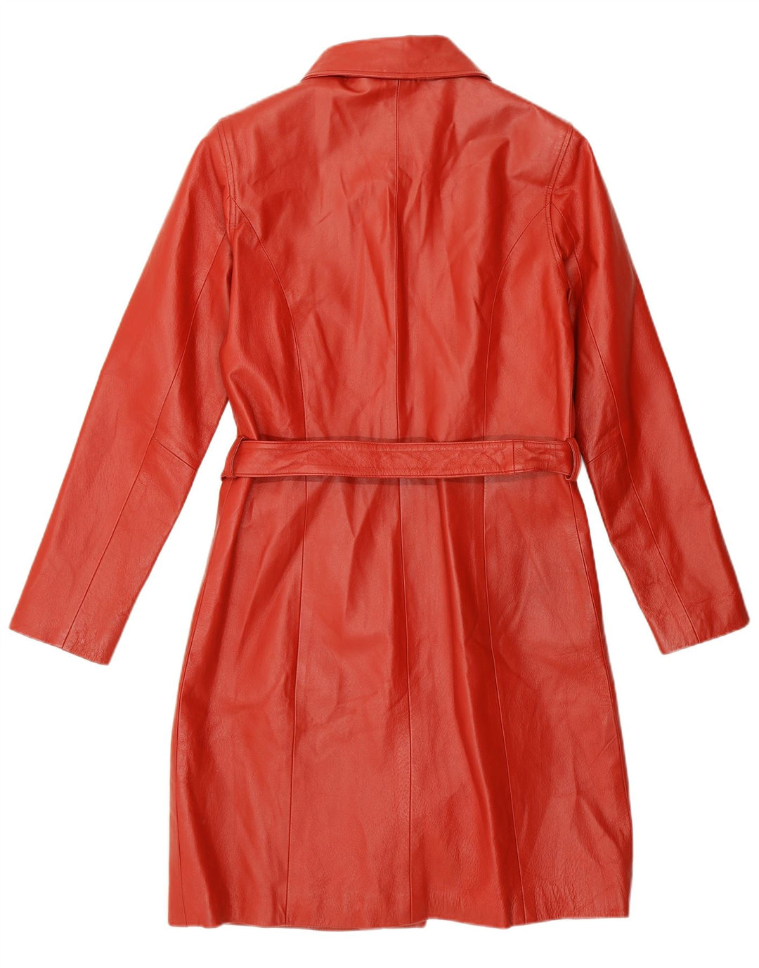 Женское кожаное пальто Kara UK 10 маленькое красное кожаное