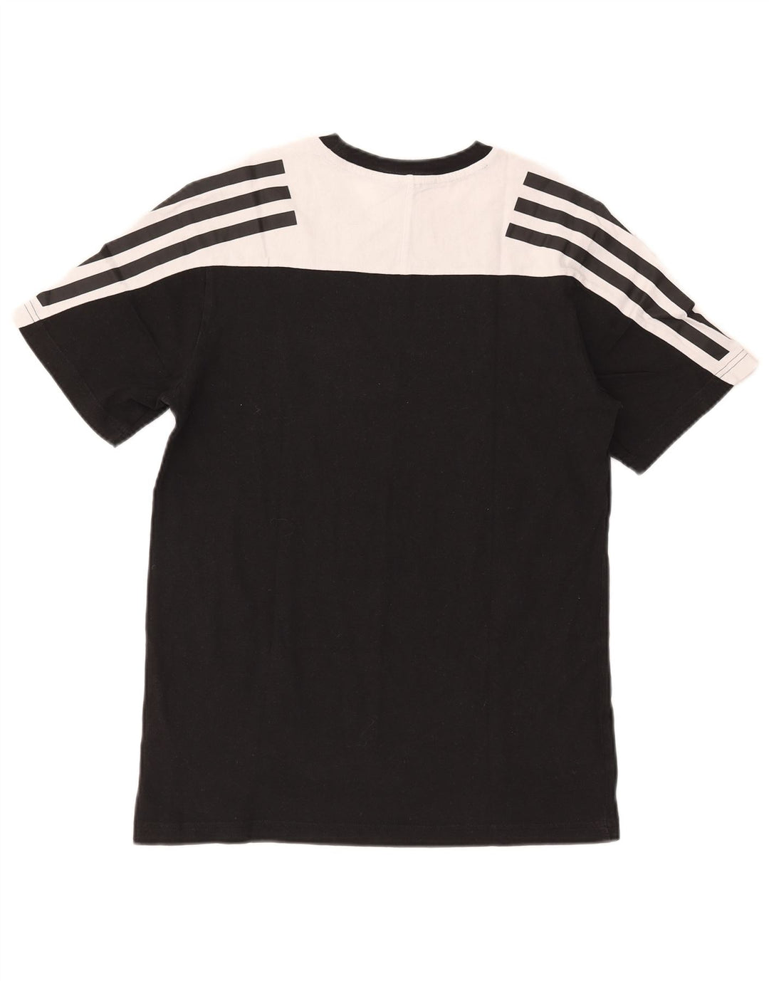 Мужская футболка Adidas Top Small Black, хлопок с цветными блоками