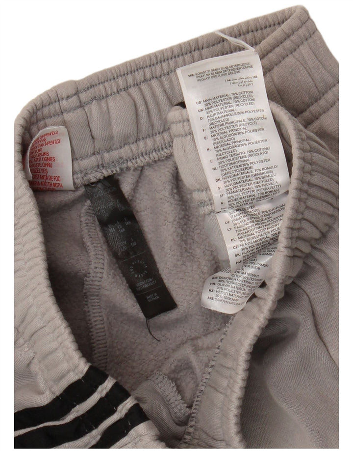 Спортивный костюм ADIDAS для мальчиков Брюки-джоггеры 13-14 лет Серый хлопок