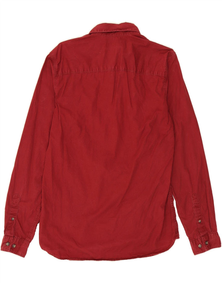 JACK & JONES Mens Shirt Medium Red Cotton Vintage Jack & Jones and Second-Hand Jack & Jones from Messina Hembry 