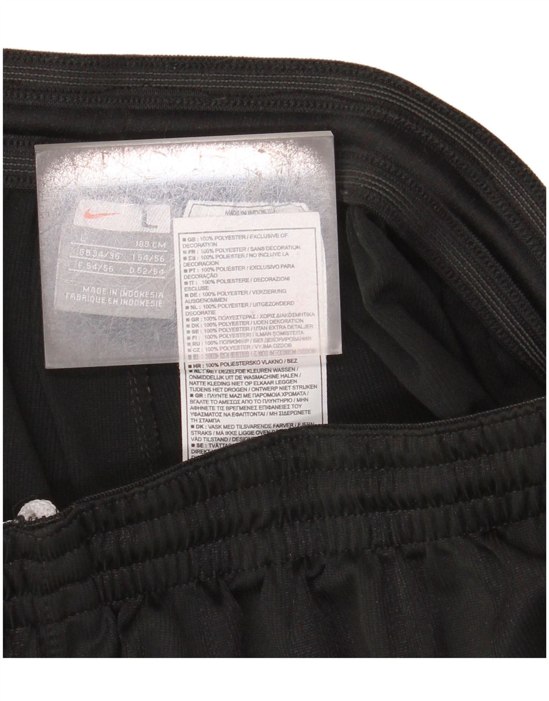 Мужские спортивные шорты NIKE, большие черные, полиэстер