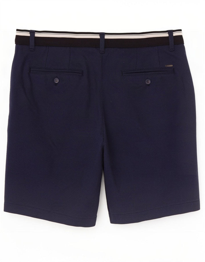 Мужские шорты чинос Zara Medium W31, темно-синий, полиэстер